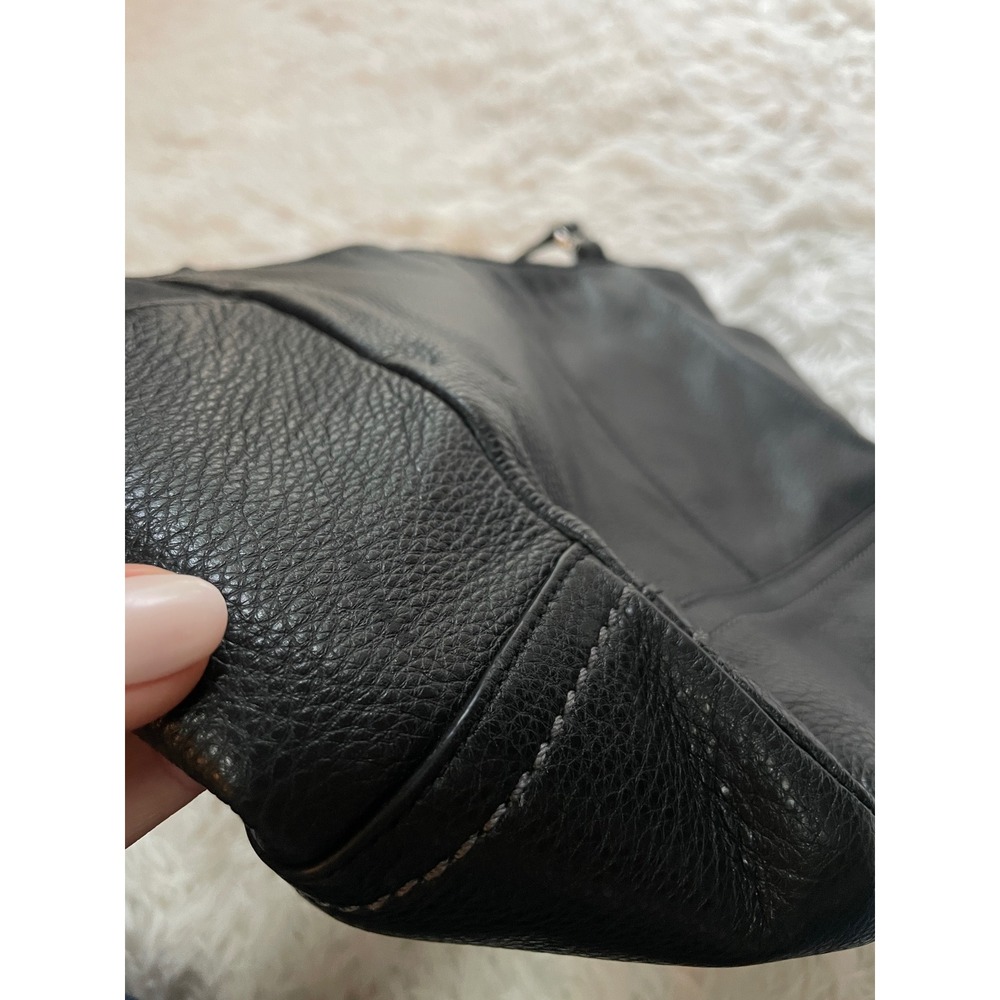Coach Park Carrie Pebbled Leather Tote Bag - Picture 13 of 15